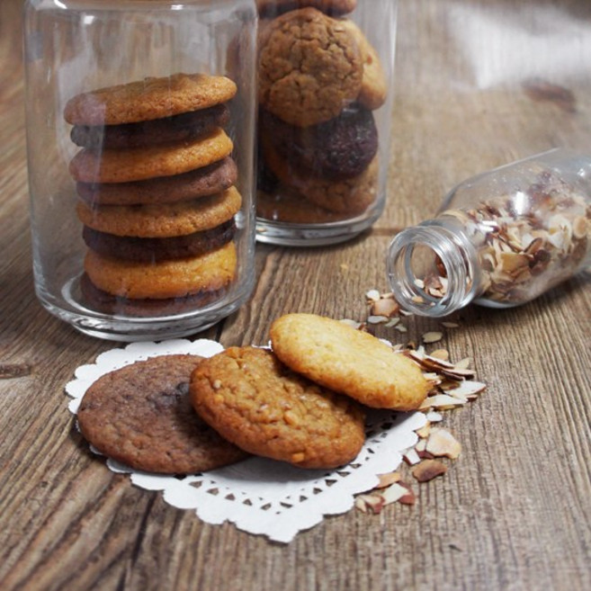 서울식품 냉동생지 미니 아몬드 쿠키, 50개, 18g