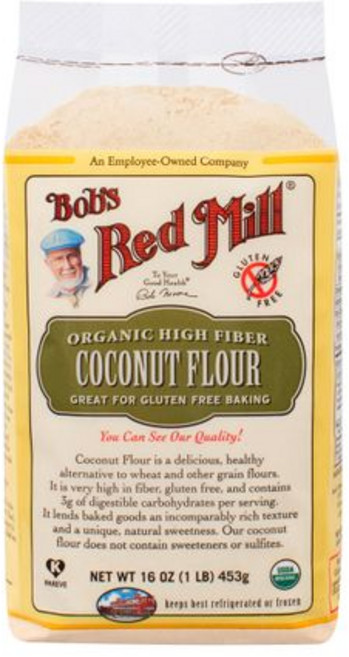 밥스 레드 밀 유기농 코코넛 가루 453g Bob's Red Mill Organic Coconut Flour 16 Ounce, 1개