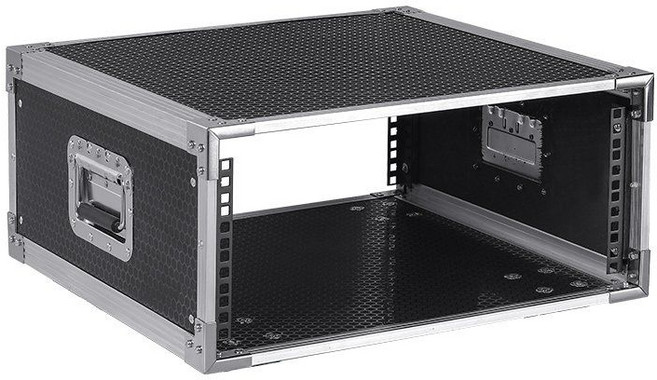 앰프 박스 케이스 장비 음향 오디오 캐비닛 하드 수납장 선반 상자, D. 흰색 4U (데스크탑)