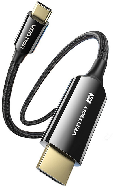 벤션 울트라 8K 60Hz C타입 HDMI 2.1 미러링 케이블, 1개, 1.8m