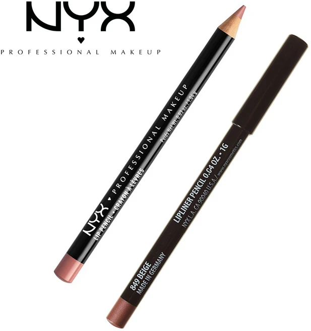 Nyx 슬림 립 라이너 펜슬, Nude Pink, 1개 - 쿠팡