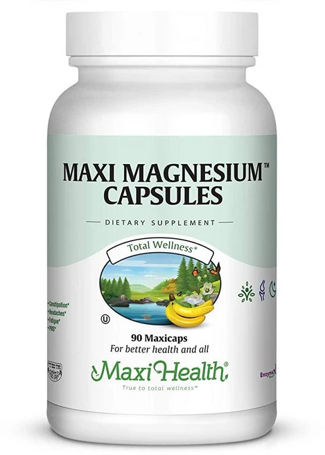 맥시 헬스 코셔 마그네슘 캡슐 90정 180정, 90 Count (Pack of 1), 1개 - 쿠팡