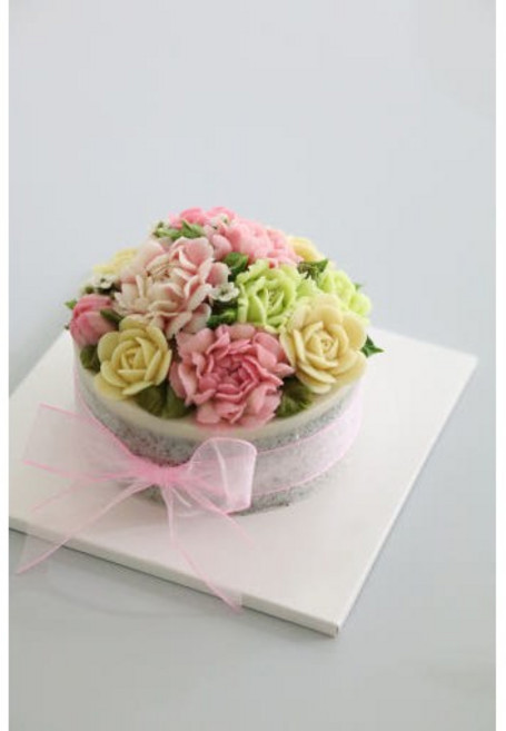 앙금플라워떡케이크 1호 [원산지:국산(충청남도 예산군)], 1개, 1kg