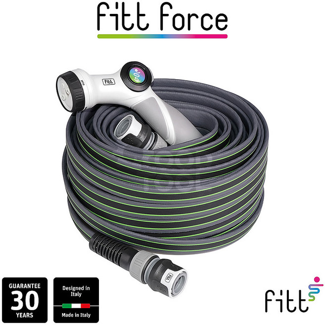 fitt Force 고압호스 20m 4가지분사모드 꺾임방지, 1개