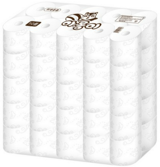 한아름산업 천연펄프 두루마리 아롱이 화장지 3겹 40M 50롤, 2팩