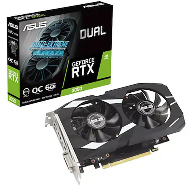 ASUS DUAL 지포스 RTX 3050 O6G OC D6 6GB