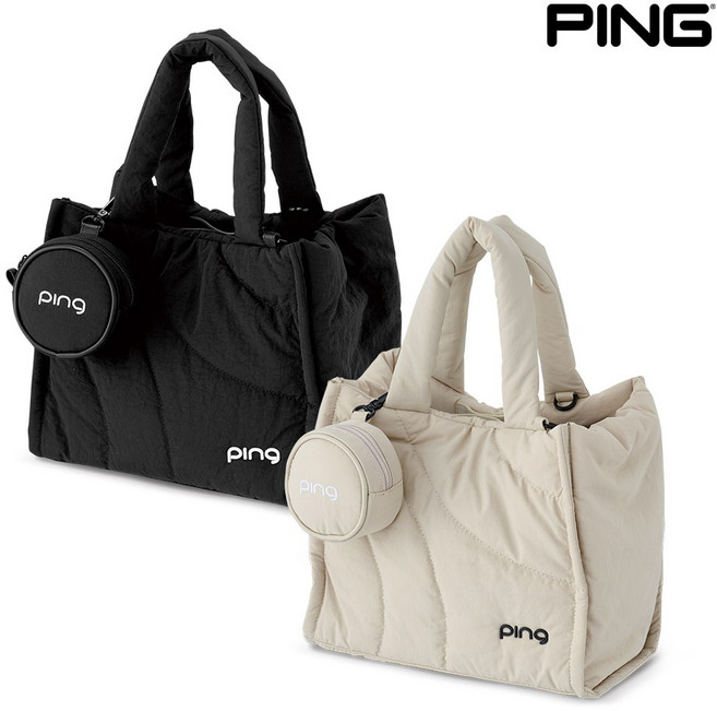 삼양정품 핑 26년 신상품 SO 여성 토트백, 블랙