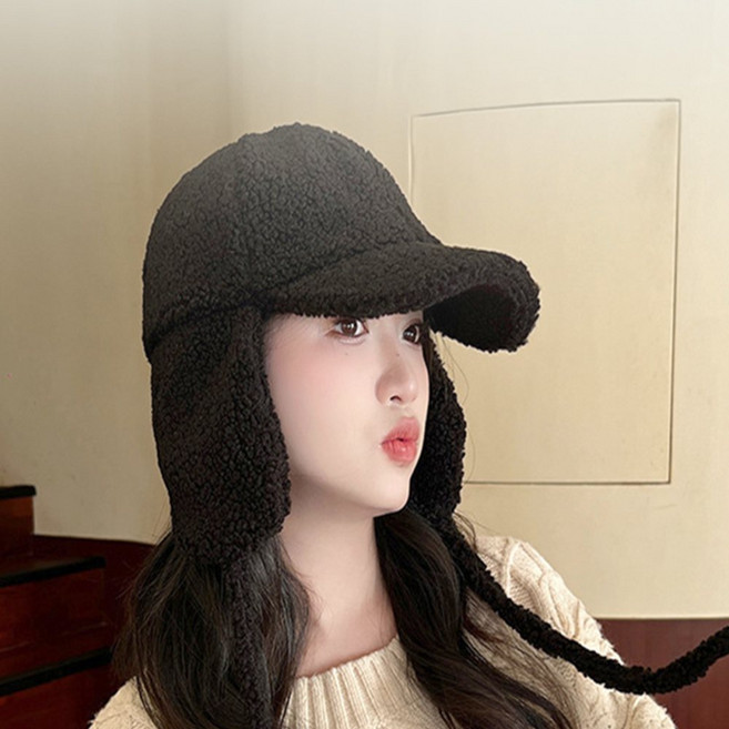 박주부템 귀도리 모자 겨울 보온 털모자