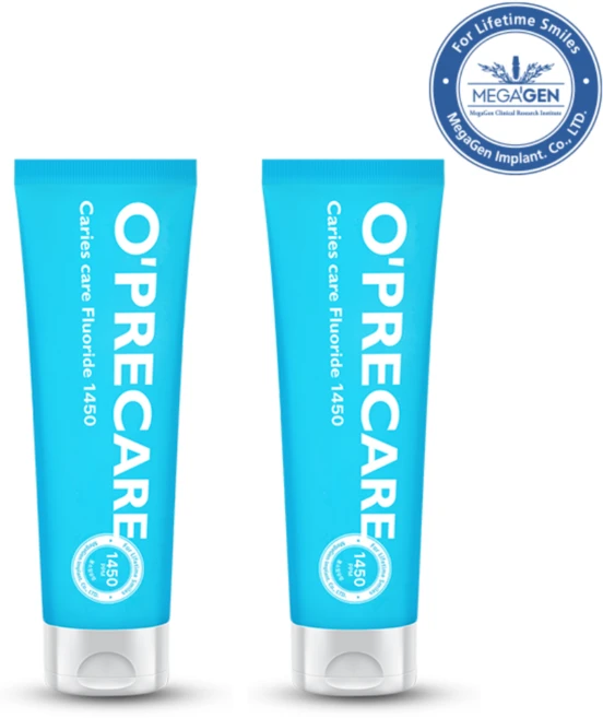 [오퍼스랩] 치과전용 메가젠 오프리케어 성인용 고불소 1450 구취제거 충치예방 잇몸 치약, 100g, 2개 - 쿠팡