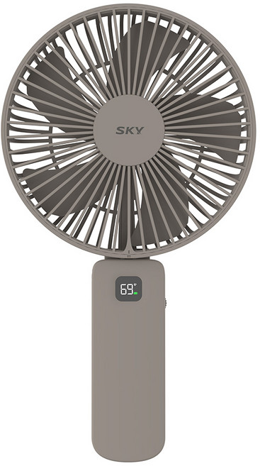 스카이 윈드 와이드 빅팬 접이식 휴대용 선풍기 W15B, 카키