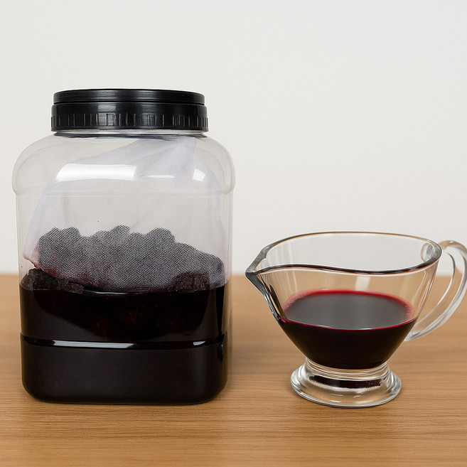 [올인원 청 키트] 슈퍼복분자 토종복분자 청 키트 2kg+통+거름망+설탕, 토종복분자 2kg 키트