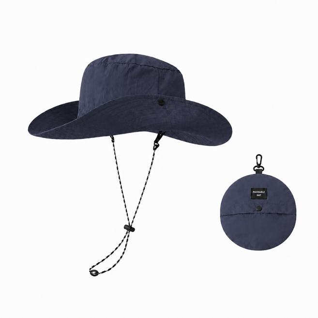 SOLVIEN 대두모자 60~65cm 접이식 빅사이즈 캡모자 남녀공용, 그레이