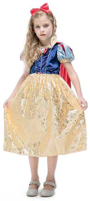 아동할로윈의상 여아공주드레스 백설공주고급형02