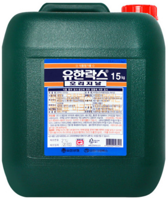 대용량 유한락스 레귤러 15Kg 락스 주방세제 청소세제 오리지널로 리뉴얼, 1개