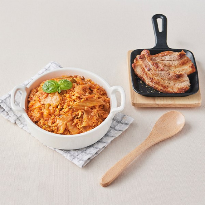 엄지 묵은지 삼겹살 볶음밥, 300g, 1개