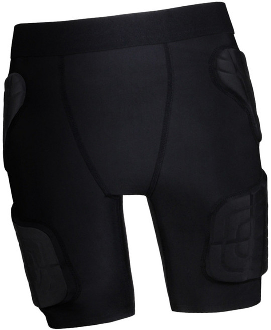 STK 패딩 피겨 스케이팅 반바지-엉덩이 테일 본 & 엉덩이를위한 어린이 충돌 엉덩이 패드, EVA, 블랙, 1개