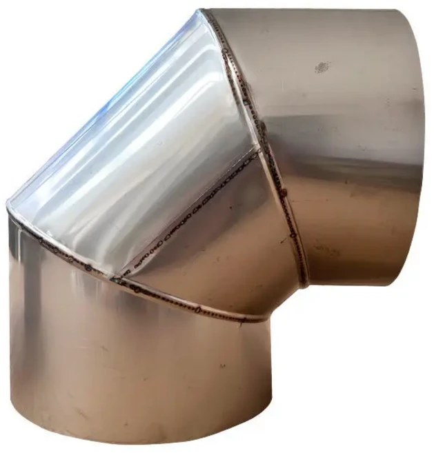 호환 스테인리스 스틸 엘보우 파이프 삼방향 방수 캡 가정용 난로 벽난로 굴뚝 야외 캠핑 여행 장비, 46 10cm 직경 엘보/0.5T/201 재질