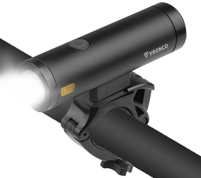 브론코 LED 자전거 라이트 충전식 전조등 4500mAh 1000루멘, 1개