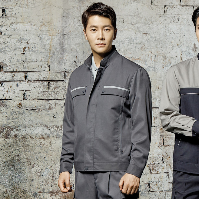 파브 춘추 작업복 세트 봄 근무복 점퍼 상하의 SM-J1104 SM-P1104, 1개