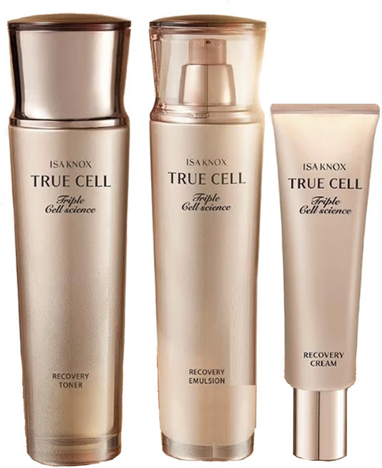 이자녹스 트리플 트루셀 리커버리 토너+에멀젼+크림 튜브 50ml 3종 1세트 NEW 2026년 최