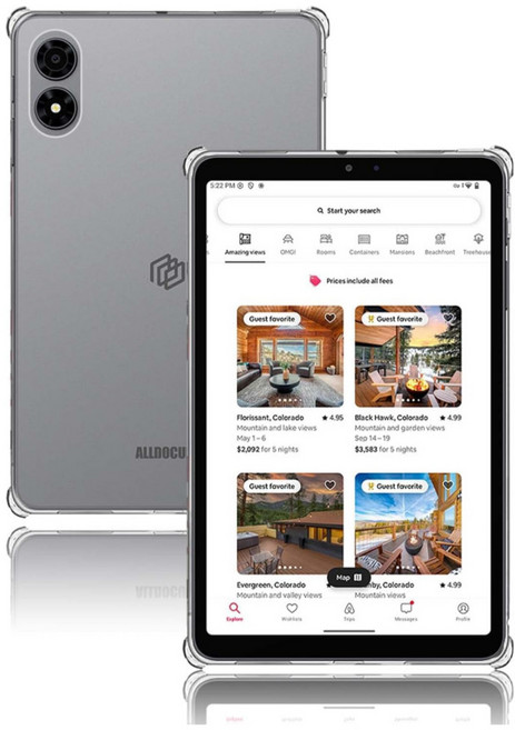 ALLDOCUBE iPLAY 70 Mini Pro 8.4인치 호환 투명 클리어 젤리 케이스 커버 케이스나라, 1개