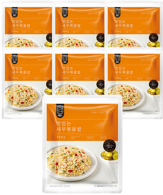 허닭식단 맛있는 새우볶음밥 250g, 7개