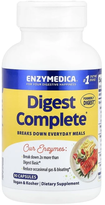 엔자이메디카 Digest 컴플리트 효소 포뮬라 캡슐 90정, 1개 - 쿠팡