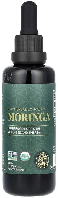 Global Healing 무가공 허브 추출물 모링가 59.2ml(2fl oz) GLH-03004, Global Healing, 무가공 허브 추출물, 모링, 1개, 59.2ml - 쿠팡