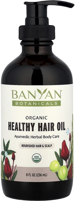 몸관리하세요 겨울입니다 Banyan Botanicals 유기농 건강한 헤어 오일 236ml(8fl oz) 특별관리진행, BanyanBotanicals유기농건강한헤어오일236m - 쿠팡