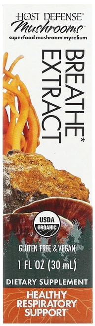 Host Defense 버섯 유기농 호흡 추출물 30ml(1fl oz), HostDefense버섯유기농호흡추출물30ml1floz, 1개, 30ml - 쿠팡