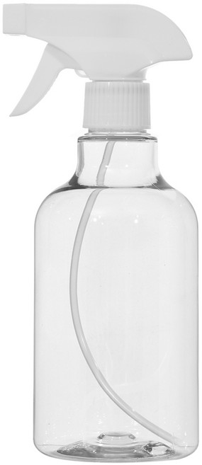 28파이 건스프레이 500ml 분무기 공병 (2가지분사방식), 28파이 건스프레이 500ml 투명 흰색캡, 1개