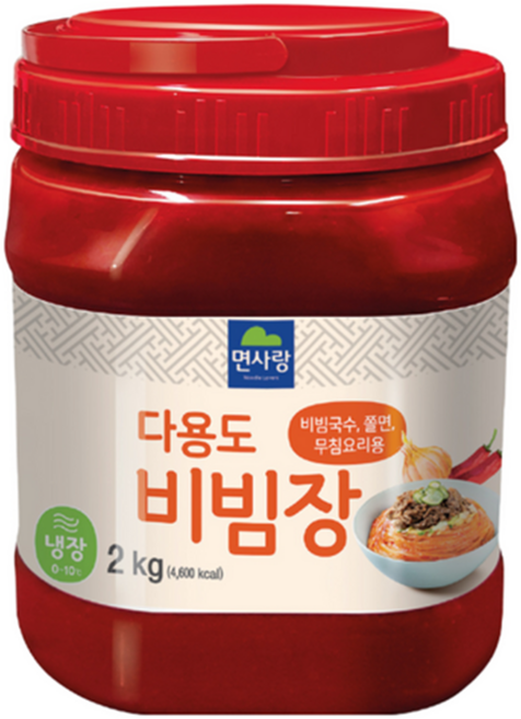 면사랑 다용도 비빔장 2kg 아이스박스 무료, 1개