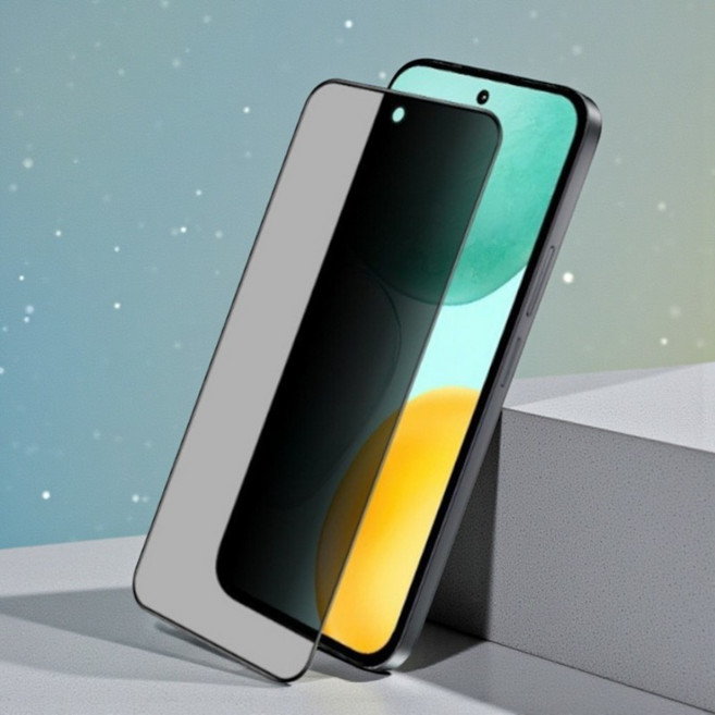 防窺鋼化玻璃膜 適用於 Samsung Galaxy A37 5G/A57 保護隱私, 1個