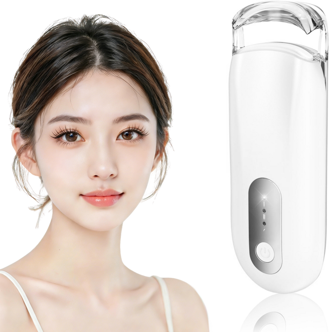 속눈썹 고데기 전기 히팅 뷰러 C타입 충전, 화이트, 4366