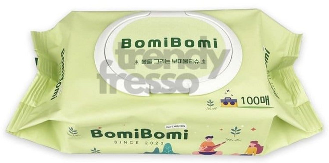 옵트샵 물티슈 100매 캡형 보미보미물티슈, 36g