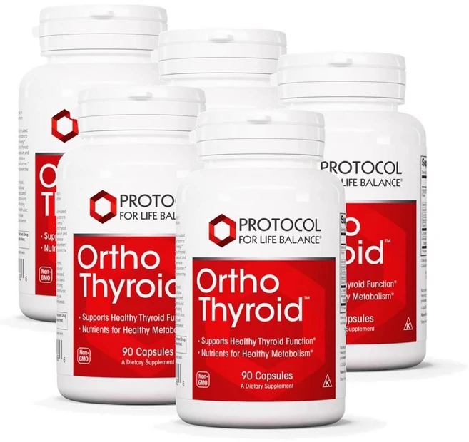 프로토콜 올쏘 싸이로이드 위드 아슈와간다 아연 셀레늄 캡슐 PROTOCOL FOR LIFE BALANCE Ortho Thyroid, 5개, 90정 - 쿠팡