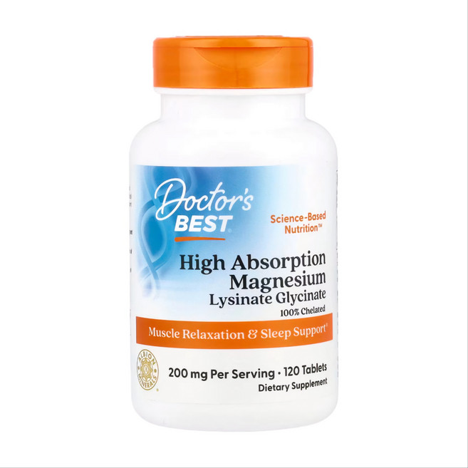 닥터스베스트 고흡수 마그네슘 200mg 120정(1개월분), 120정, 1개