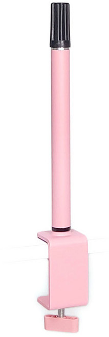 BEUGA 롱 테이블 마네킹 홀더 작업이 편리한 긴 탁상용 통가발 홀더, 1개, 핑크