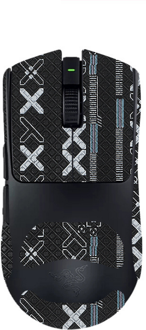 라나야 바브삼 바이퍼 V3 PRO 마우스 그립테이프 RAZER 풀커버, 1개, 옵티컬 블랙