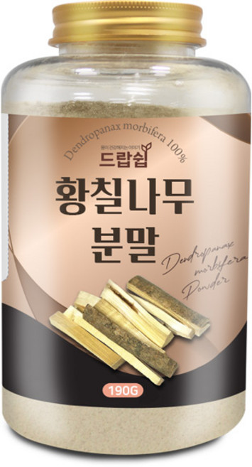 드랍쉽 황칠나무 분말(국산) 190g(통), 황칠나무 분말[국산] 190g[통], 190g, 1개