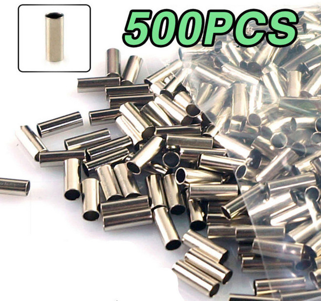 씨타임 낚시 외경슬리브, 0.원형슬리브 500개_외경2.0mm (내경1.6mm), 1세트