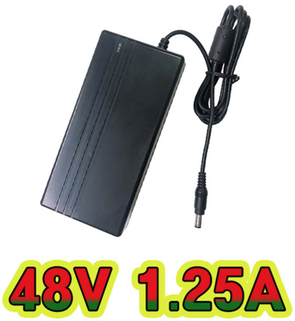 순흥전기 어댑터 48V 1.25A 접지형(INLET) SMPS DC 48V 1250mA 어댑터 아답터 직류전원장치, 48V 1.25A 어댑터, 1개