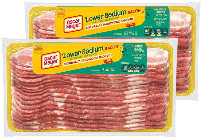 오스카마이어 베이컨 로우 소디음 저염 1+1, 2개, 453g