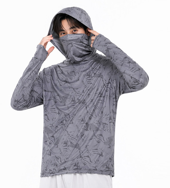 TLB 아이스핏 냉감 올인원 후드 티셔츠 UV차단