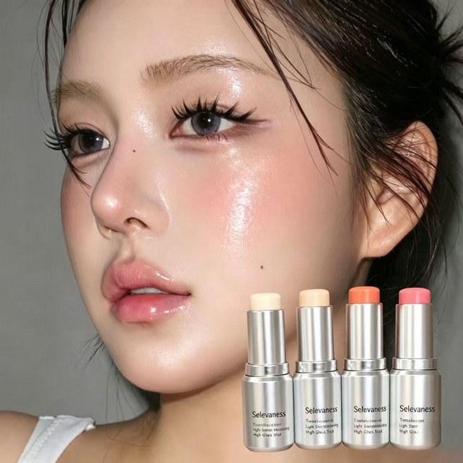 {당일배송}물광근하이라이트 물광 스틱 촉촉 내추럴 브라이트닝 스틱 물광 광채 하이라이트 하이드레이팅 스틱 얼굴 콧대 광펄스틱 얼굴 코 하이라이트 물광 블러셔 스틱, 1개, 051