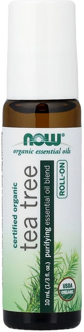 NOW Foods 유기농 에센셜 오일 티트리 롤온 10ml(1/3fl oz) Foods (나우 푸드) - 쿠팡