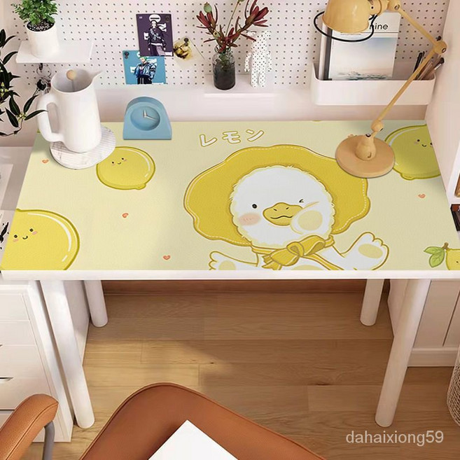 데스크매트 패드 책상매트 식탁매트 40*180/50*180/60*140/80*140cm, 레몬 노란 오리, 80*140cm