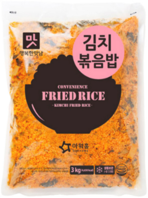 아워홈 김치볶음밥, 7개, 3kg