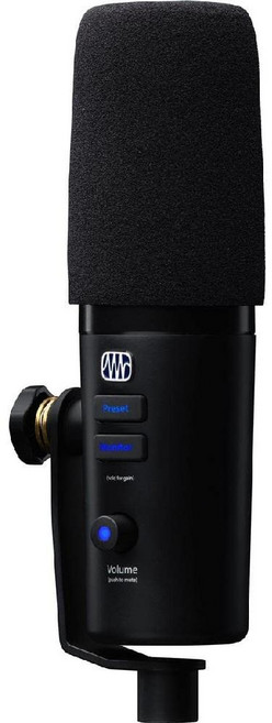 PreSonus USB 콘덴서 마이크 게임 녹음 루프백 믹서, Revelator USB-C 다이나믹 마이크