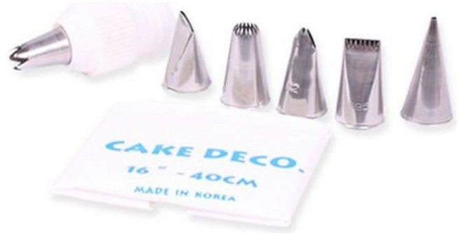 모양깍지 6종(대)/생크림틀 생크림 생크림모양 크림짤 짤주머니, 1개